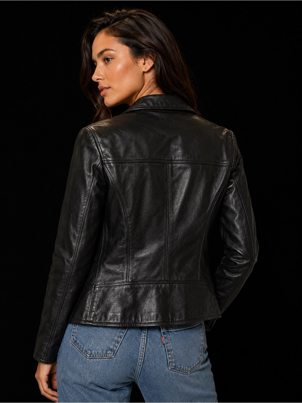 Wilsons Leather Maxima Black Leather Jacket